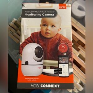 MobiCam HDX Smart Nursery Monitoring Camera - White